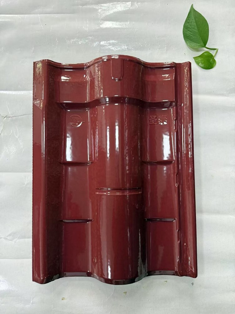 圣泰6.5斤仿古挂瓦 玫红 300X400